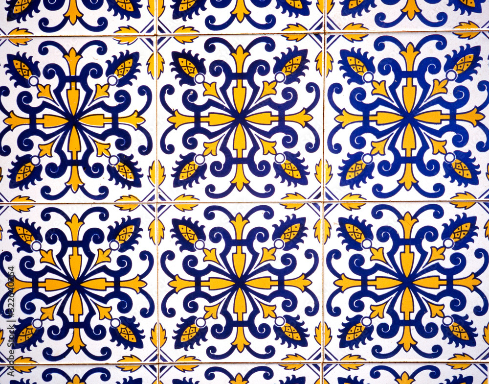 Typical porcelain tiles, Spain Typical porcelain tiles, Spain