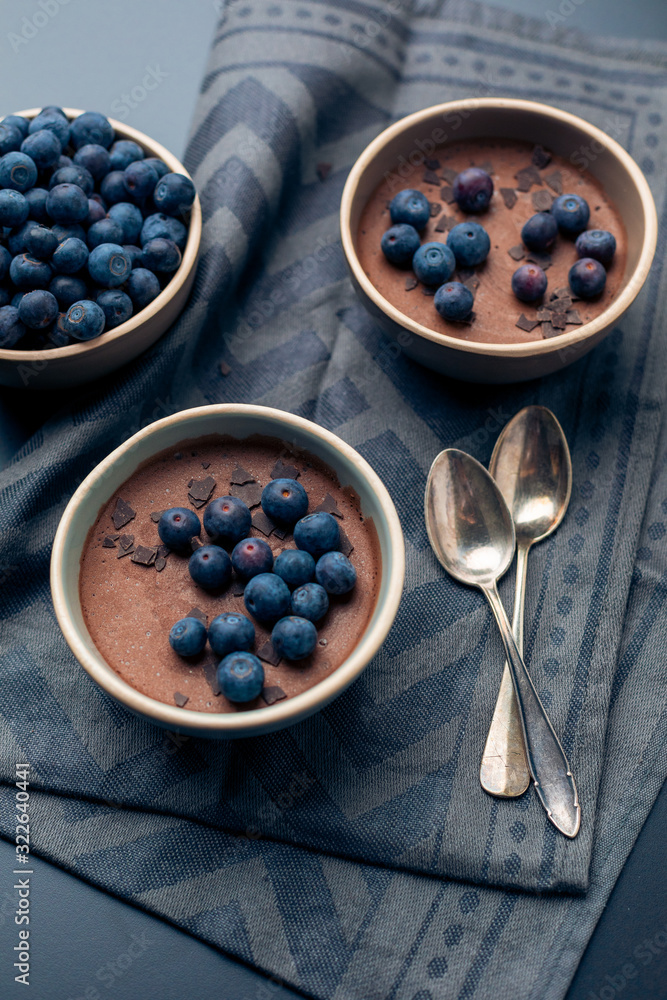 chocolate blueberry dessert chocolate blueberry dessert