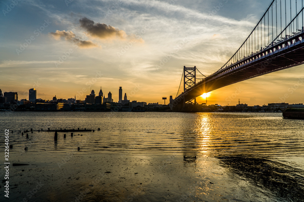 Philadelphia Cityscape, USA