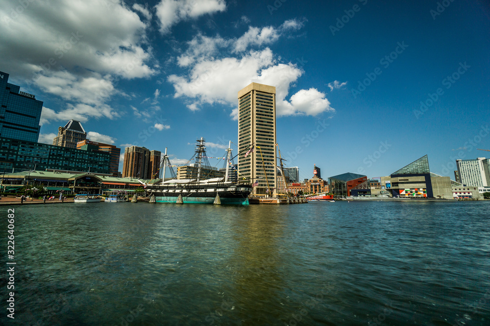 Obraz premium Baltimore Cityscape, USA