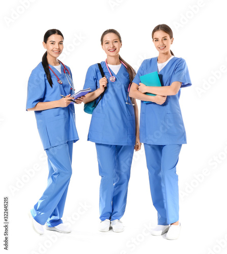 Female medical students on ...