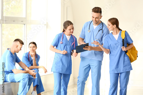 Group of medical students i...