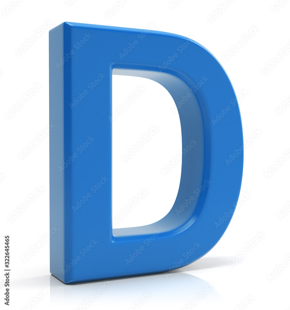 Letter D Letter D