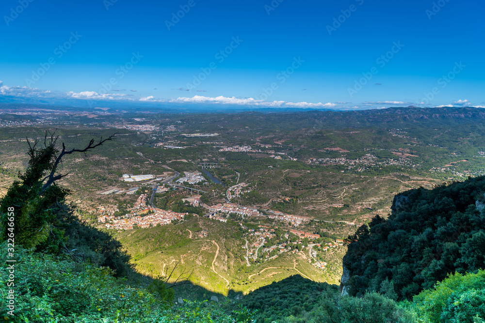 Landscape near Santa Maria de Montserrat