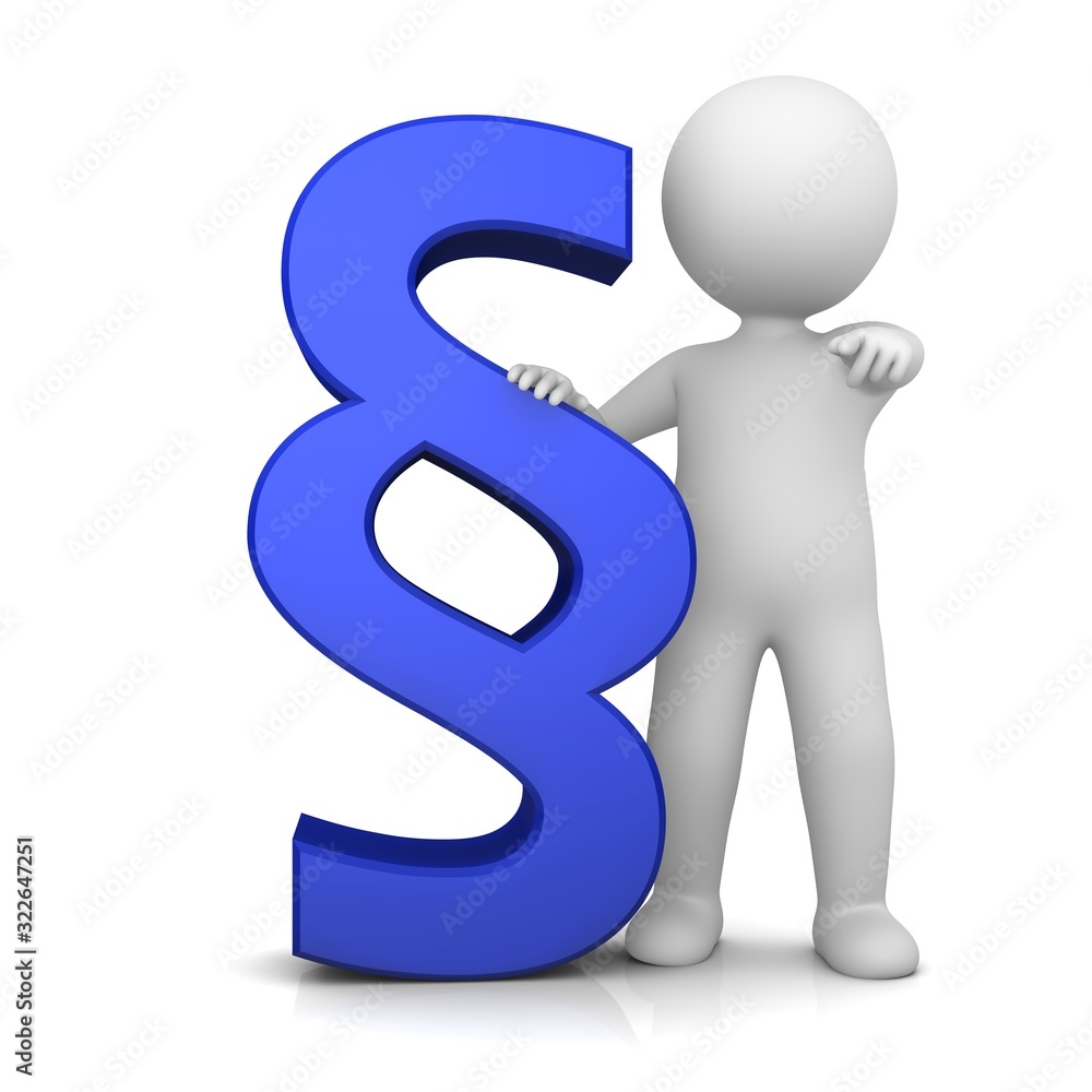 Lawyer advocate sign symbol blue 3d icon Paragraph Article sign Lawyer advocate sign symbol blue 3d icon Paragraph Article sign