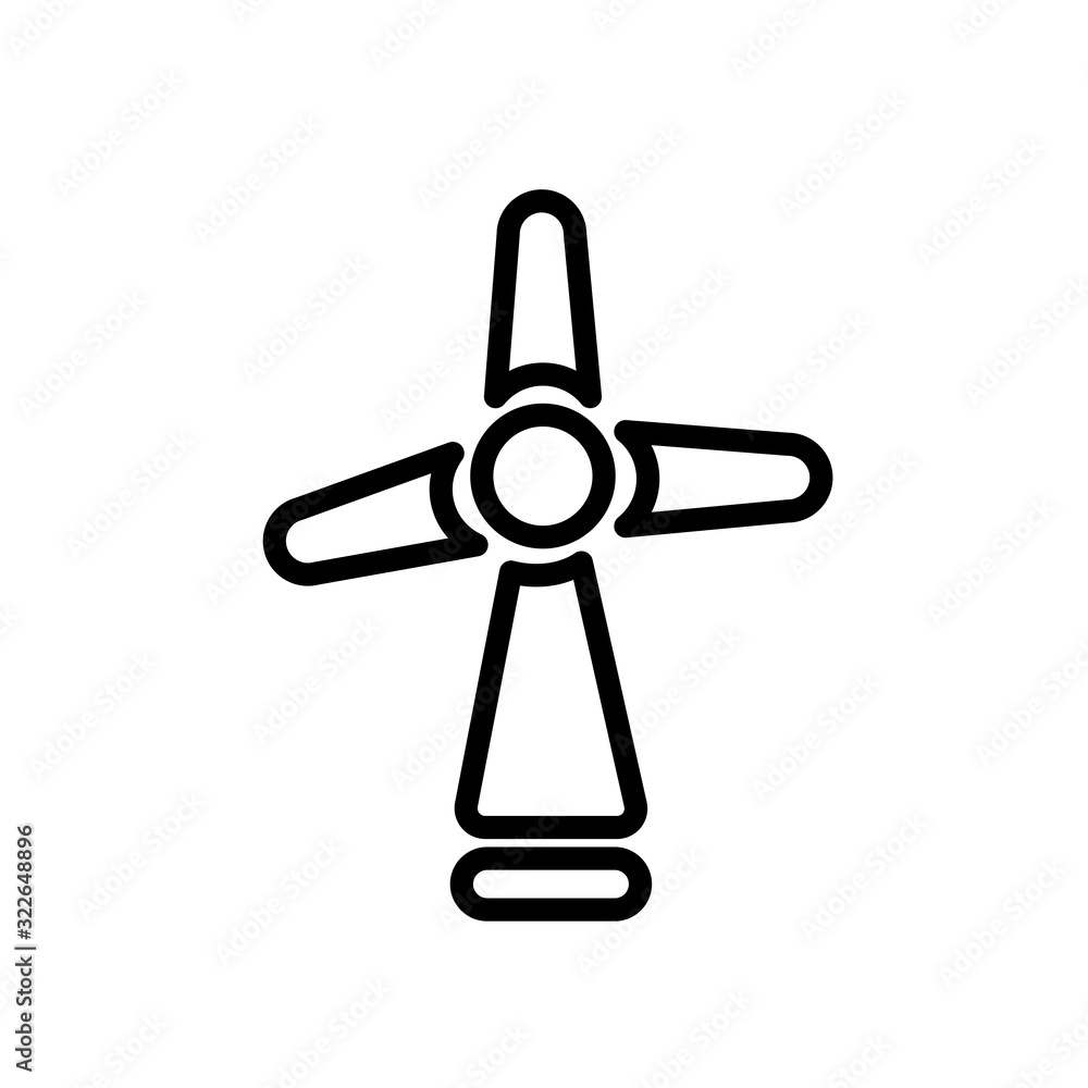 windmill energy environmental line style windmill energy environmental line style