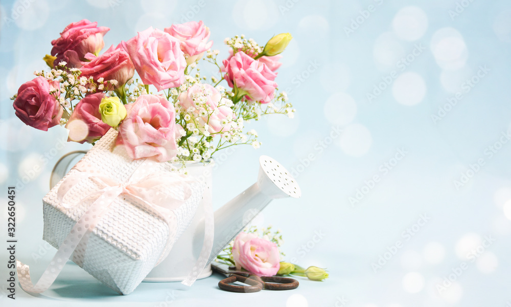 Spring background with petals Spring background with petals