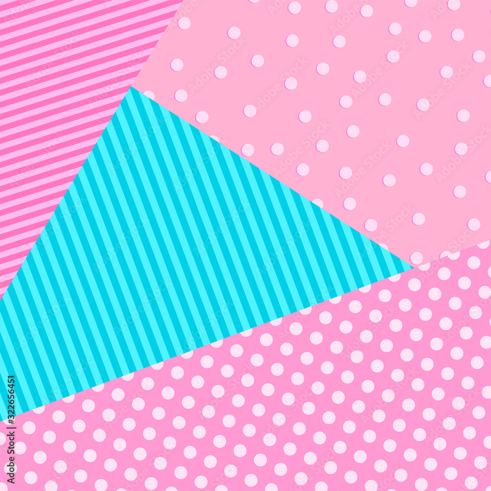 Cute pattern background in princess lol doll surprise style. vector illustration Cute pattern background in princess lol doll surprise style. vector illustration