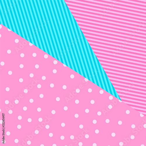 Cute pattern background in princess lol doll surprise style. vector illustration