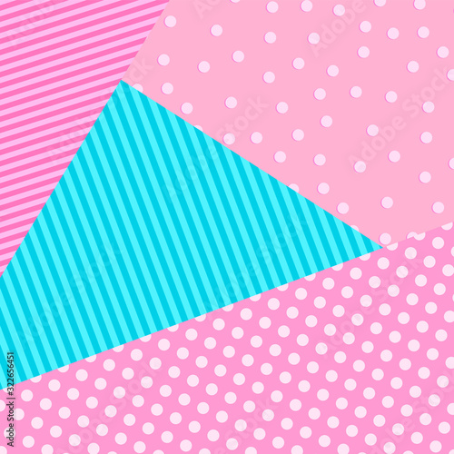 Cute pattern background in princess lol doll surprise style. vector illustration