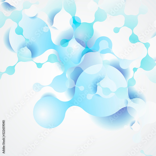 Abstract network design with molecular structure