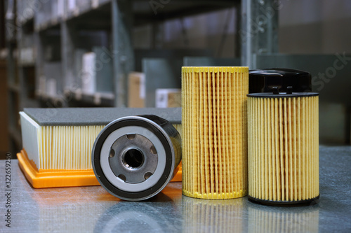 Foto New original quality spare parts and detail for service and repair of a modern car