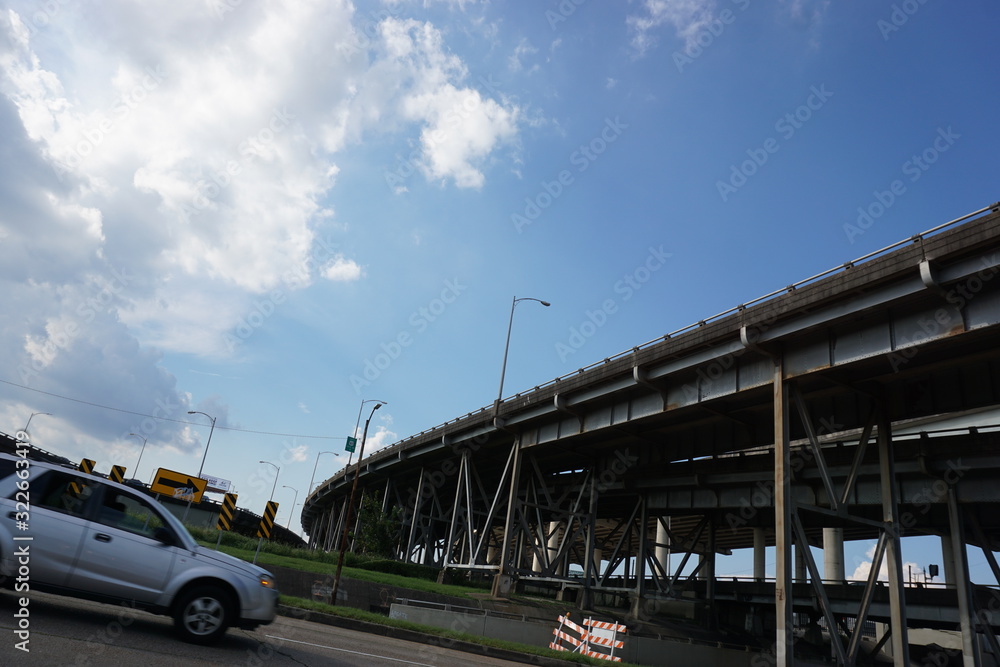 New Orleans City Scapes Bridge