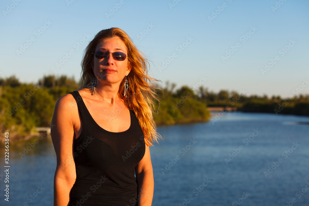 Beautiful Woman Outdoor Lifestyle Portrait