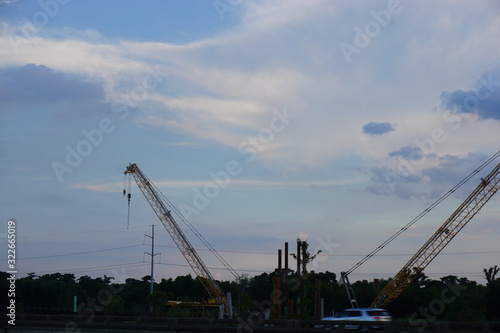 Wallpaper Mural Lousinana Cranes and Derricks Torontodigital.ca