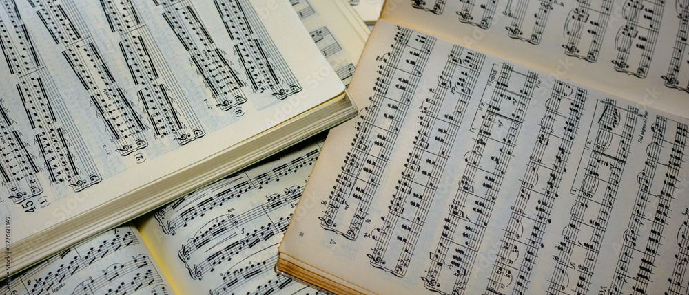 Fototapeta premium ピアノの楽譜