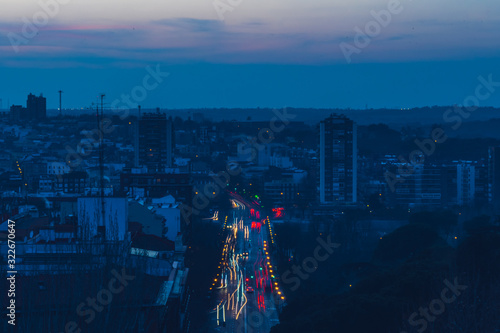 Sunset at Las Vistillas (Madrid, Spain) photo