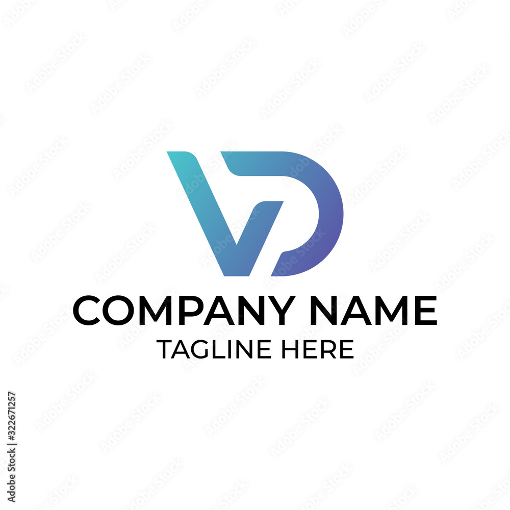 Modern and simple logo design for letter V Modern and simple logo design for letter V
