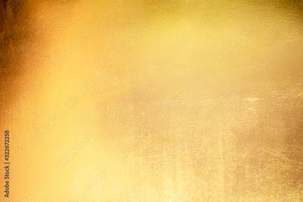 Fototapeta premium Gold abstract background or texture and gradients shadow