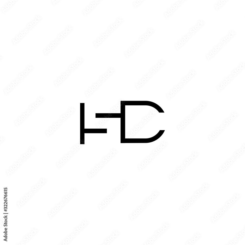 SC S C logo design template vector