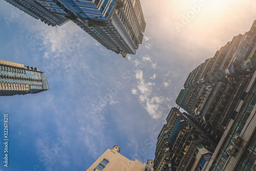 Tall buildings in Chongqing city photo