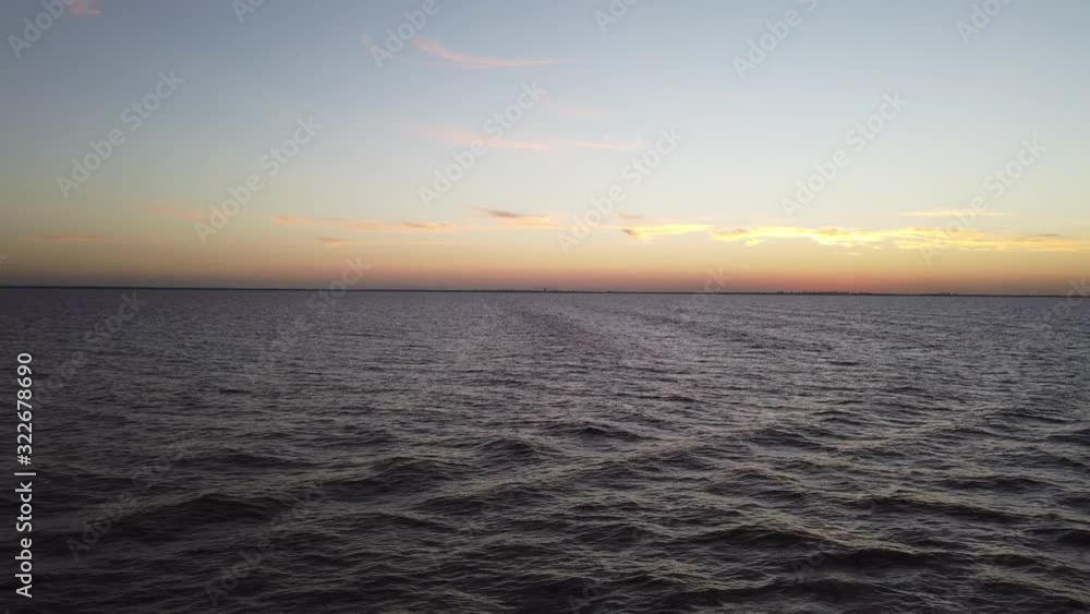 HD shot of the Atlantic Ocean at sunset. HD shot of the Atlantic Ocean at sunset.