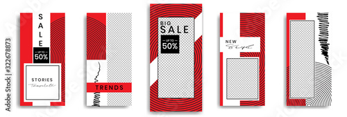 Editable social media post templates. Instagram story collections. Collage. Layout designs. Modern frame for marketing promotions. Cover. Banners. Background. Square puzzles. vector elements