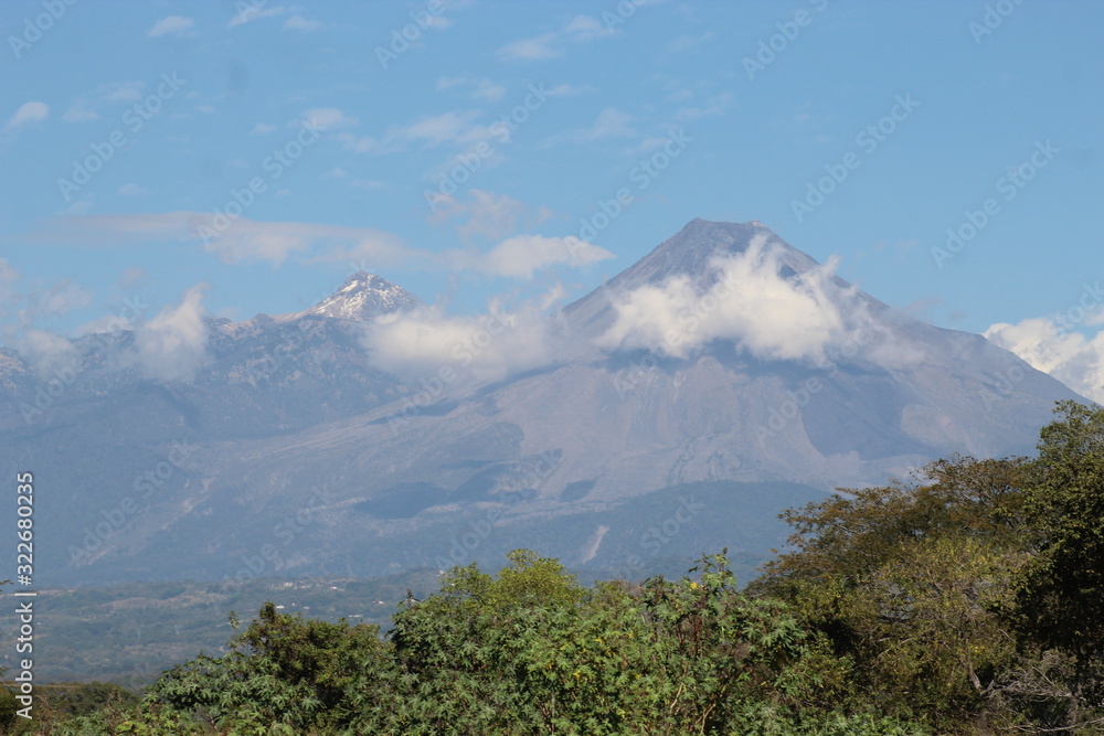 Fototapeta premium clouds over mountains