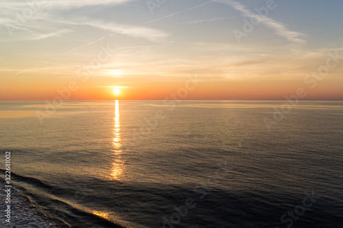Sunset from a ship © Kevin Hellon