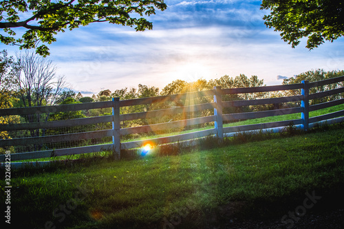 Sunset Farm Fence
