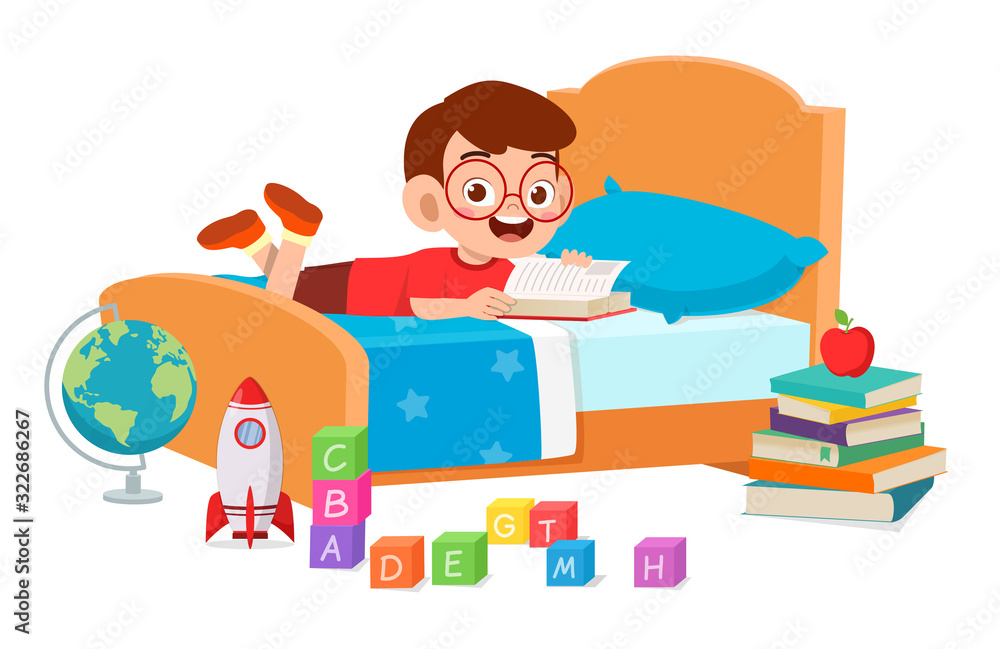 happy cute little kid boy use tablet in room happy cute little kid boy use tablet in room