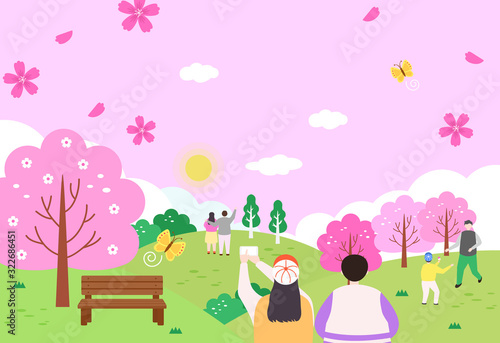 Exciting Spring Picnic Illustrations Collection