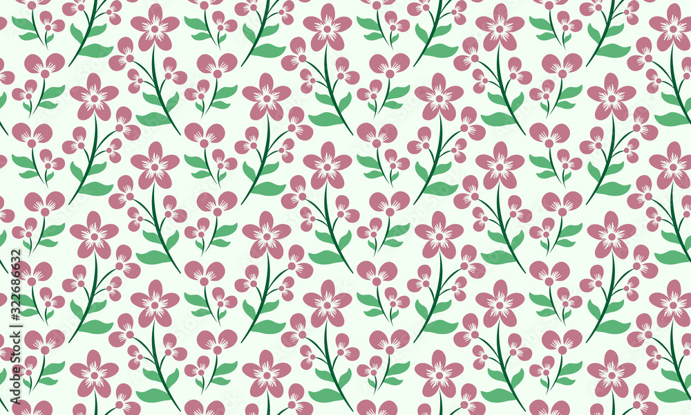 Unique template with spring floral pattern background, with leaf and flower concept. Unique template with spring floral pattern background, with leaf and flower concept.