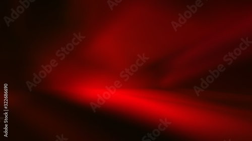 perspective floor backdrop red room studio with light red gradient spotlight backdrop background for display your product or artwork 