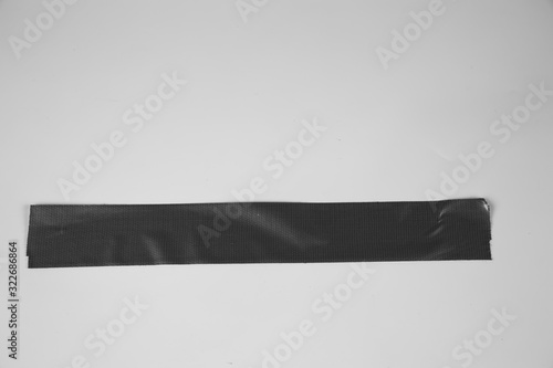 Fotografie Set of gray tapes on white background