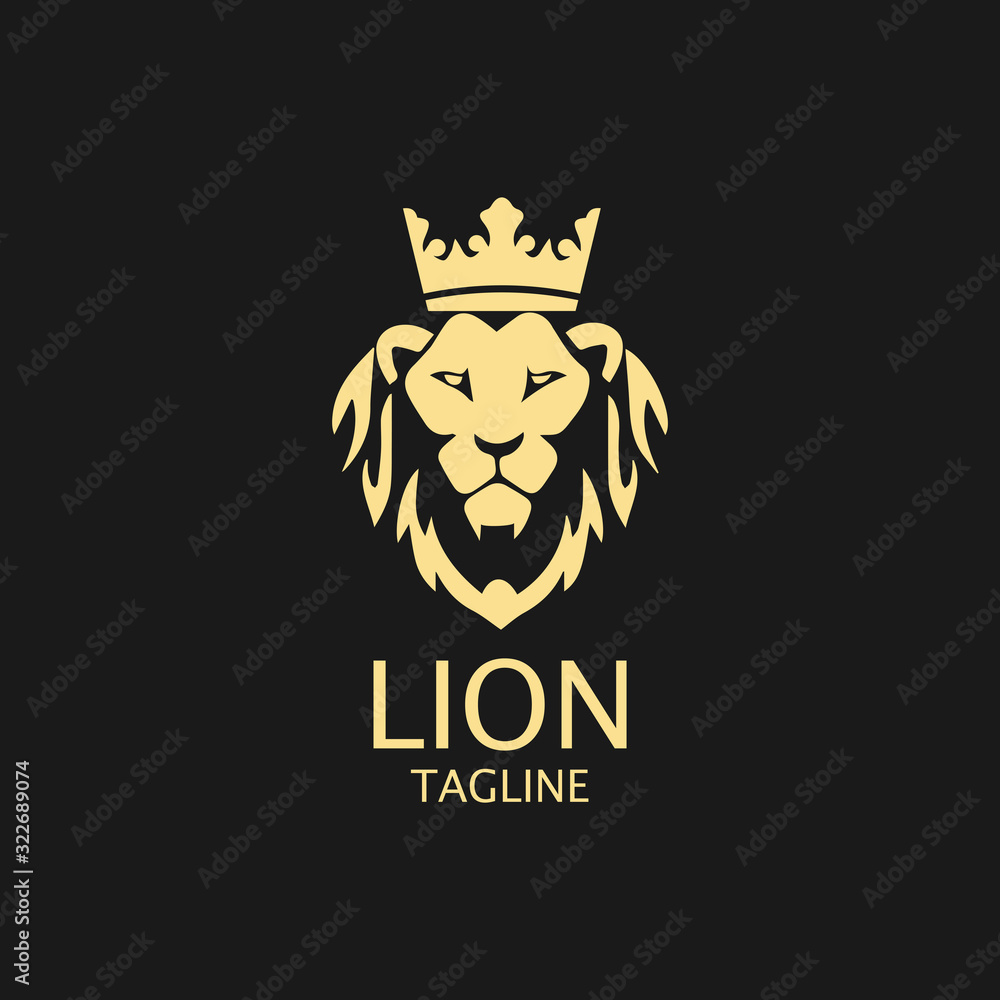 Lion Logo Template vector icon illustration design Lion Logo Template vector icon illustration design