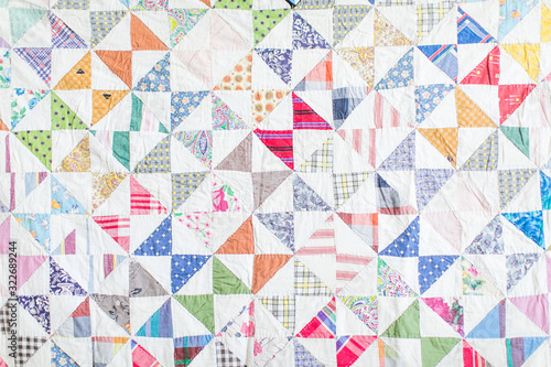 Half Square Triangle Quilt