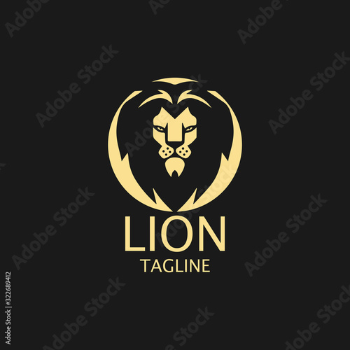 Fototapeta Naklejka Na Ścianę i Meble -  Lion Logo Template vector icon illustration design