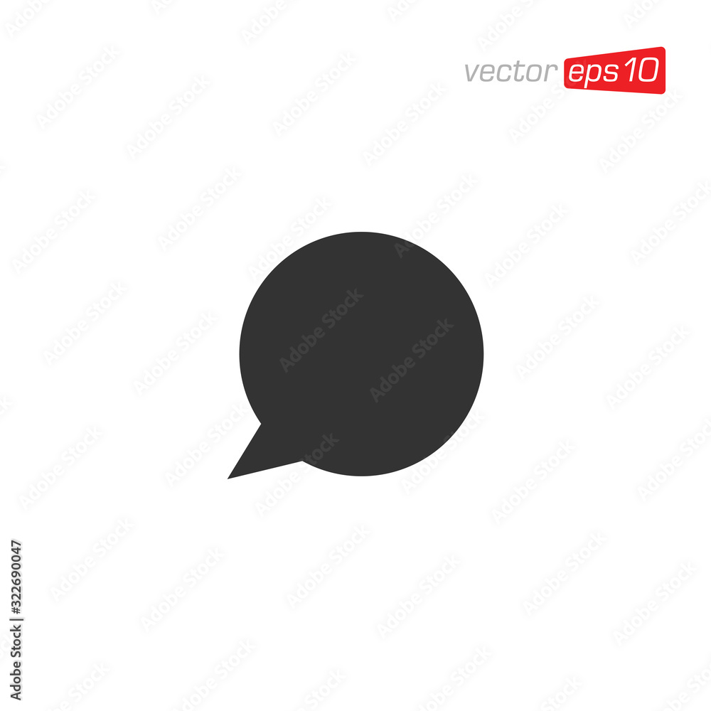 Speech Bubble Talk Icon Design Vector Speech Bubble Talk Icon Design Vector