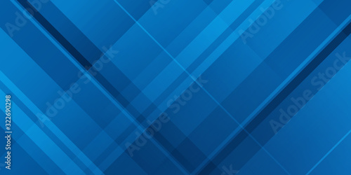 Abstract blue background with light box rectangle element
