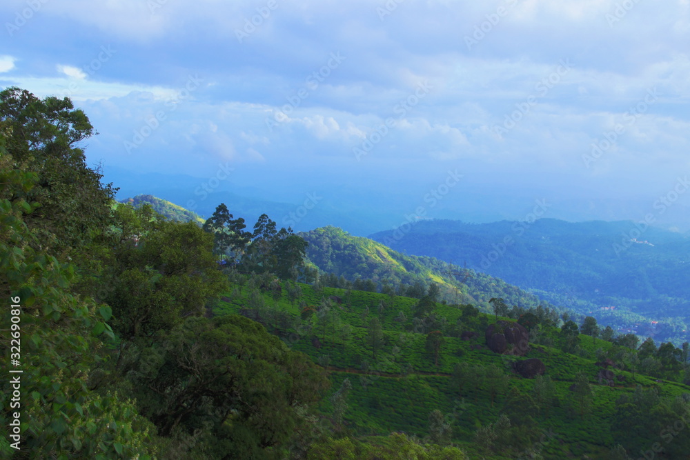 A HDR shot of Nilgiri Meadows from higher grounds