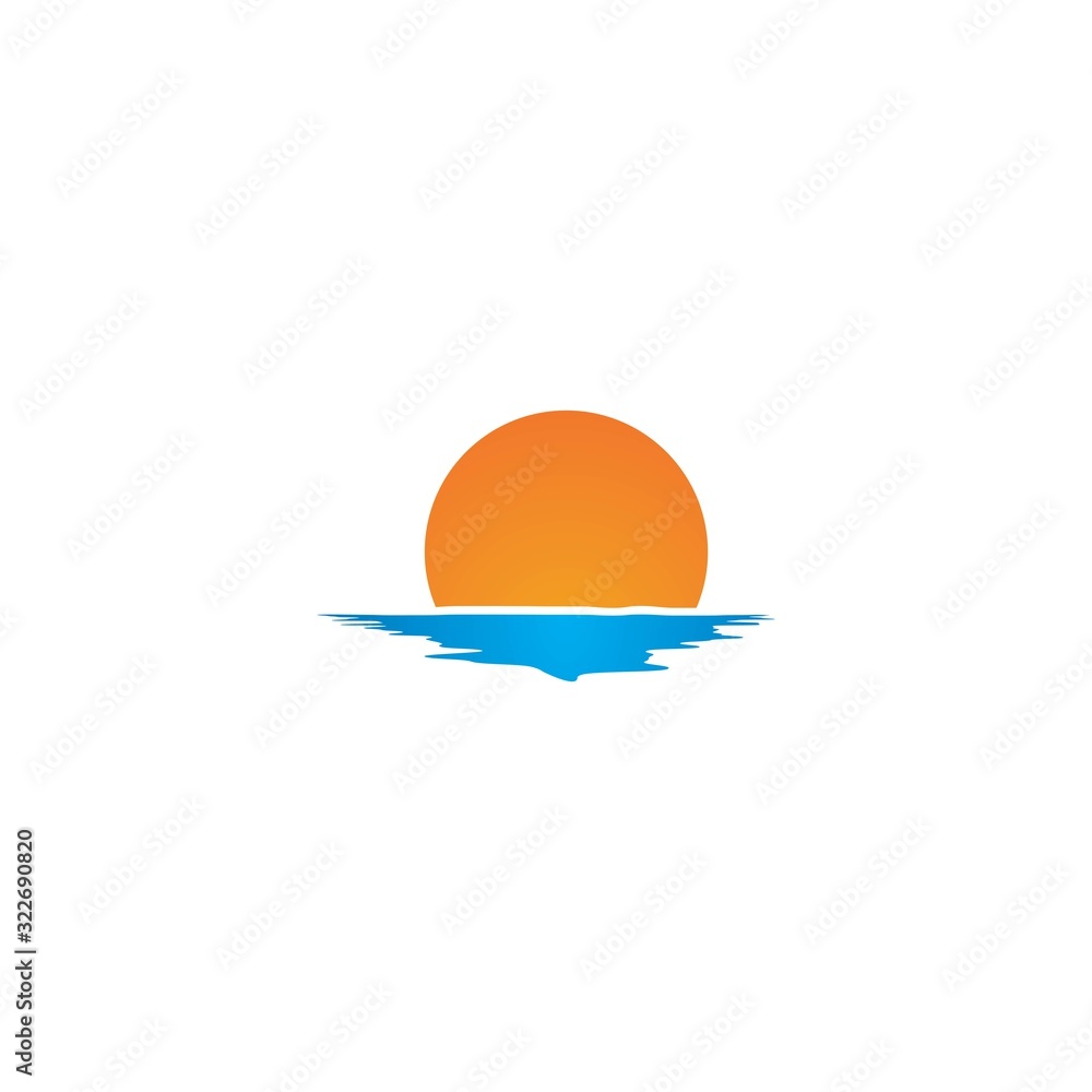sun illustration logo vector sun illustration logo vector