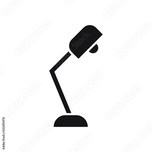 Study lamp icon design. vector illustration