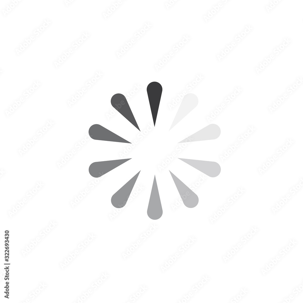 loading indicator icon vector illustration design loading indicator icon vector illustration design