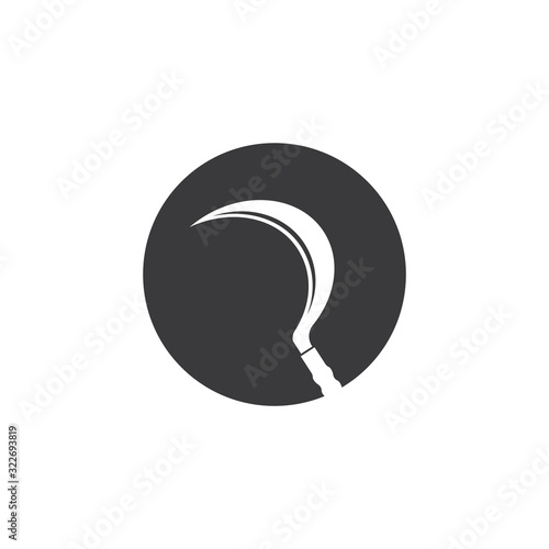 sickle icon vector illustration design