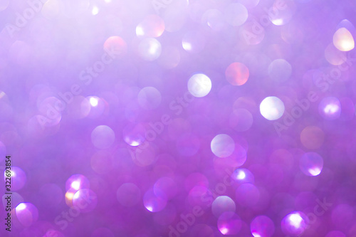 Abstract purple bokeh light defocus glister background