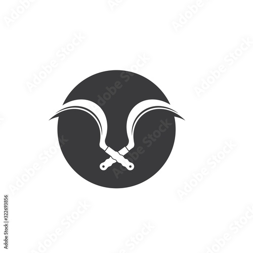 sickle icon vector illustration design