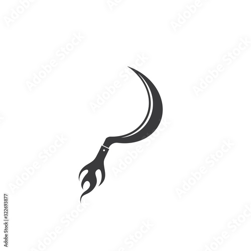 sickle icon vector illustration design