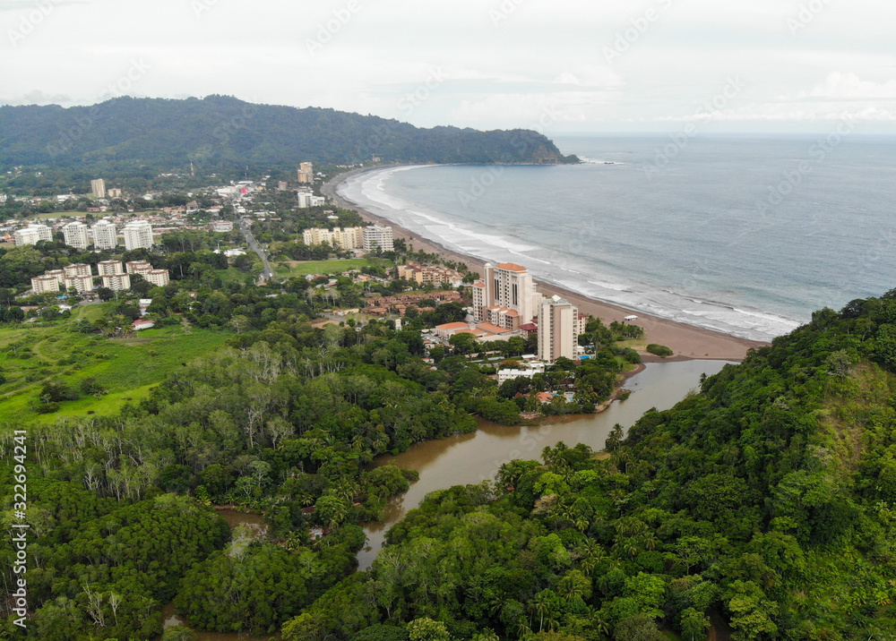 Tropical Jaco Beach, Garabito in Costa Rica
