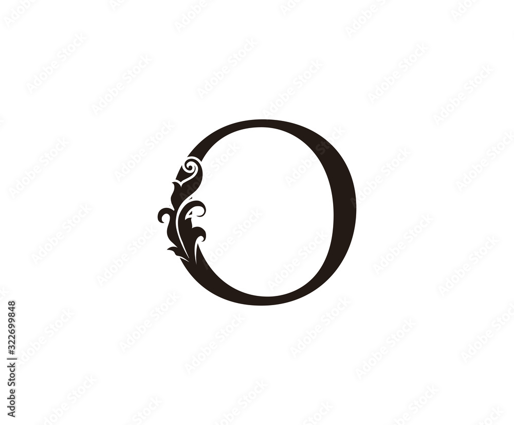 Classic O Letter Logo. Black Floral O With Classy Leaves Shape design perfect for Boutique, Jewelry, Beauty Salon, Cosmetics, Spa, Hotel and Restaurant Logo. Classic O Letter Logo. Black Floral O With Classy Leaves Shape design perfect for Boutique, Jewelry, Beauty Salon, Cosmetics, Spa, Hotel and Restaurant Logo.